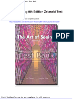 Art of Seeing 8th Edition Zelanski Test Bank