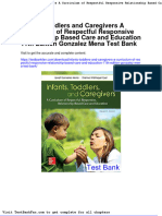 Infants Toddlers and Caregivers a Curriculum of Respectful Responsive Relationship Based Care and Education 11th Edition Gonzalez Mena Test Bank