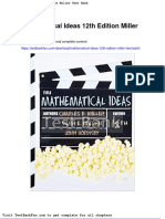 Mathematical Ideas 12th Edition Miller Test Bank