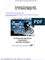 Integrated Business Processes With Erp Systems 1st Edition Magal Test Bank