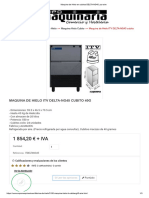 Maquina de Hielo en Cubitos DELTA-NG45. Por Aire