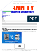 Phân biệt giữa MCB và MCCB theo tiêu chuẩn IEC Standards (IK và Ck) (IEC 60898-1 (ik) IEC 60947-2 (ck) )