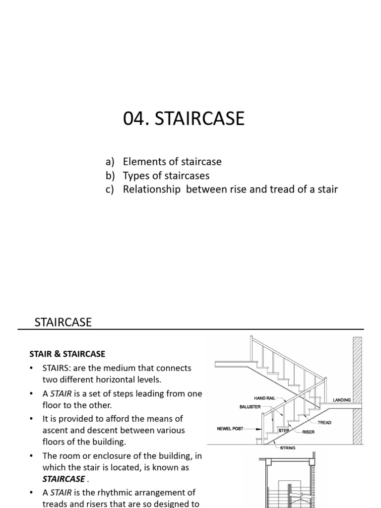 Staircase Design and Terminology Guide | PDF | Stairs | Architectural ...