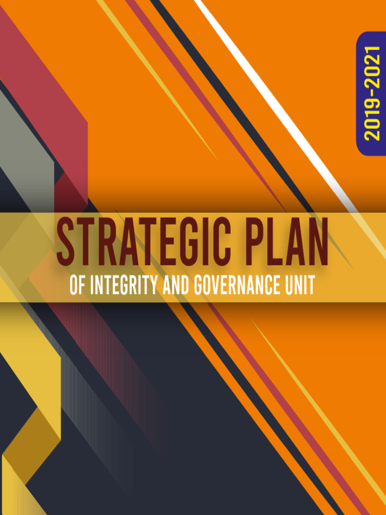 Strategic Plan IGU 2019 - 2021 SPRM | PDF | Governance | Integrity