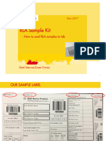 Shell RLA Sample Kit Manual - Oct. 2017 (Latest) - Related To RLA Sample Kits
