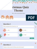 Christmas Quiz Theme