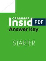 Grammar - Inside - Starter - Answer Sheet