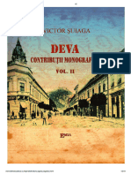 Victor Suiaga "Deva - Contribuții Monografice VOL 2" Partea I