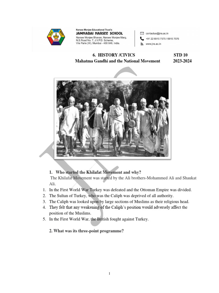 The National Movement PDF