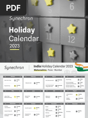 Synechron Pune Holiday | PDF | Observances | Festival
