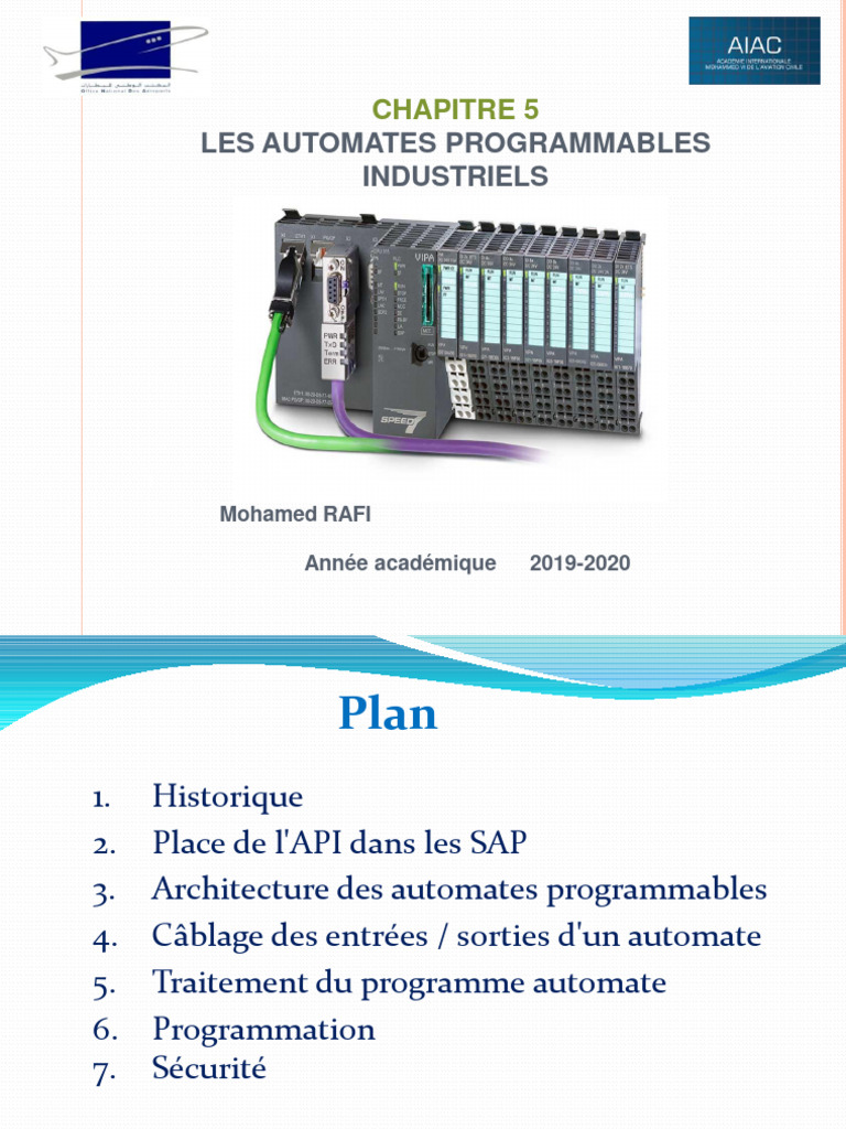 Automates Programmables Industriels | PDF | Automate programmable ...