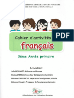 Cahier D Activités de Français 3AP 2017