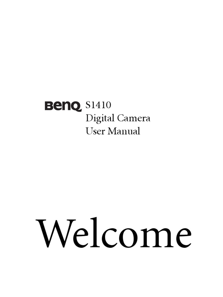 Welcome: S1410 Digital Camera User Manual | PDF | Digital Camera Modes ...