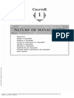 Principles of Management - (1. NATURE OF MANAGEMENT)