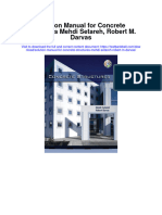 Solution Manual For Concrete Structures Mehdi Setareh Robert M Darvas