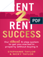 Taylor, Nicky - Taylor, Stephanie - Rent 2 Rent Success - Our Ethical 6-Step System To Get You Started in Property Without Buying It (2021, Double Dash Press)