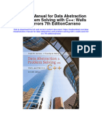 Solution Manual For Data Abstraction and Problem Solving With C Walls and Mirrors 7th Editioncarrano