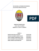 Informe Derecho A La Vida y El Aborto Grupo 4
