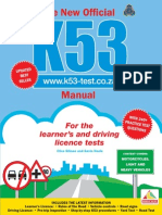 The New Official K53 Manual - For The Learner's and Driving Licence Tests (Extract)