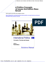 International Politics Concepts Theories and Issues 2nd Edition Basu Solutions Manual