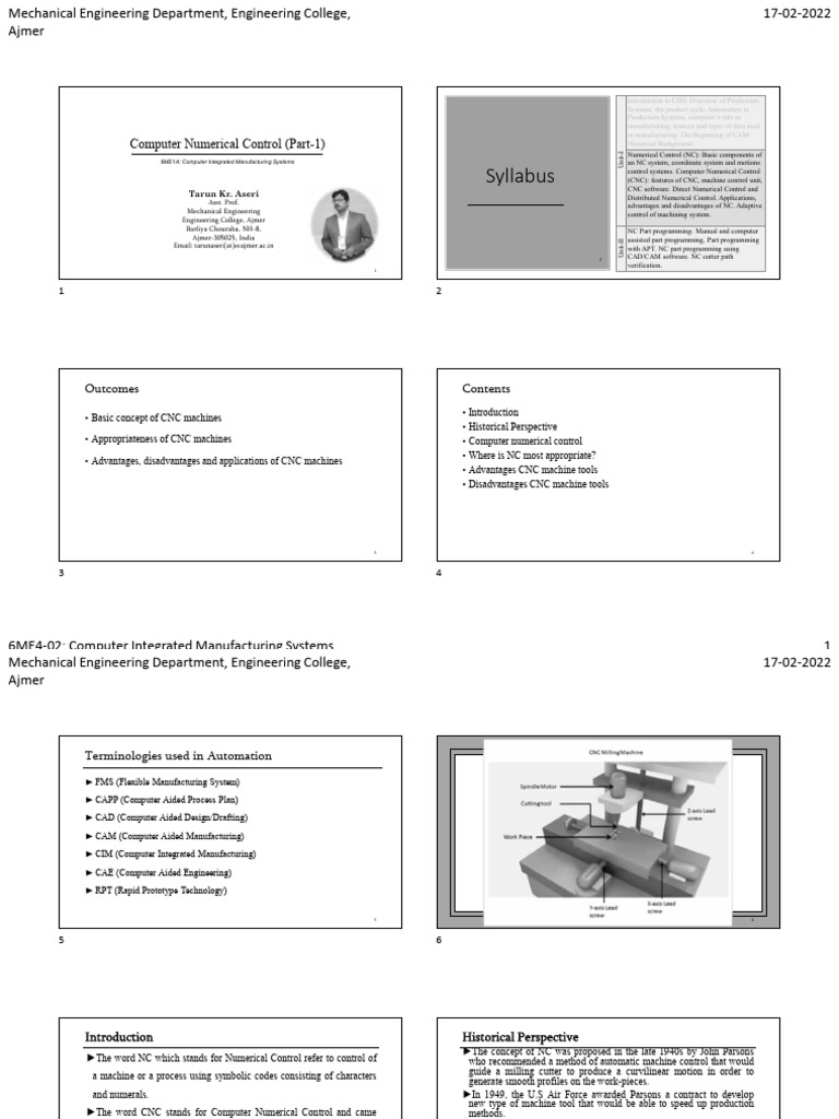 Unit I - (L 2) | PDF | Numerical Control | Programming