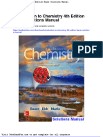 Introduction To Chemistry 4th Edition Bauer Solutions Manual