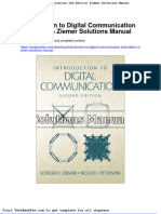 Introduction To Digital Communication 2nd Edition Ziemer Solutions Manual