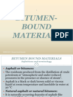 Bitumen Bound Materials