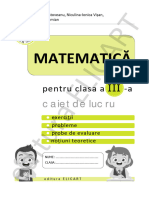 Matematica Caiet de Lucru Pentru Clasa A III A Carstoveanu Ana Elicart Attachment 1 1