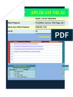 Format Infut Nilai K13 KLS 9