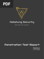 Resleeve Pentest Report PDF