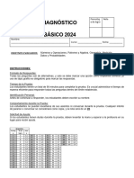 Prueba Diagnostico Matemática 5tos