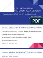 8 - Aplicação Web Do ASP - Net Core MVC Com BD (Parte 2) ALPOO