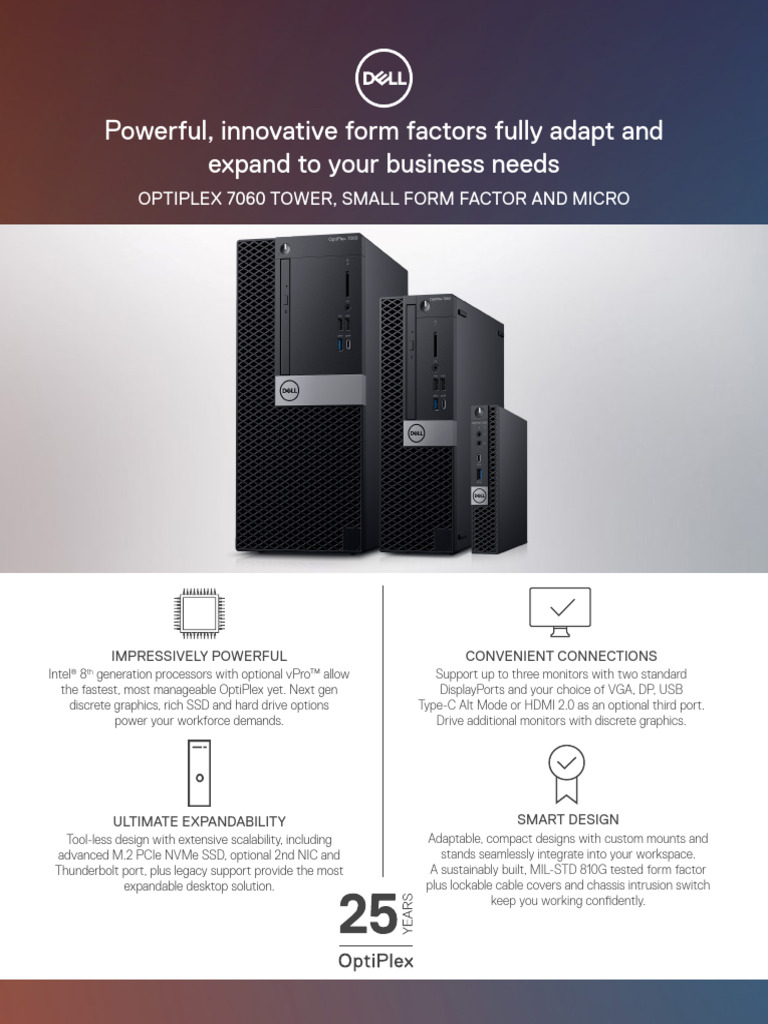 Dell Optiplex 7060 Manual