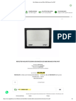 Mini Refletor de Led 200w SMD Branco Frio IP67