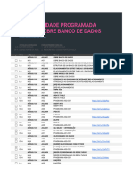 ROADMAP - Mínimo Sobre Banco de Dados - MINIMO DB