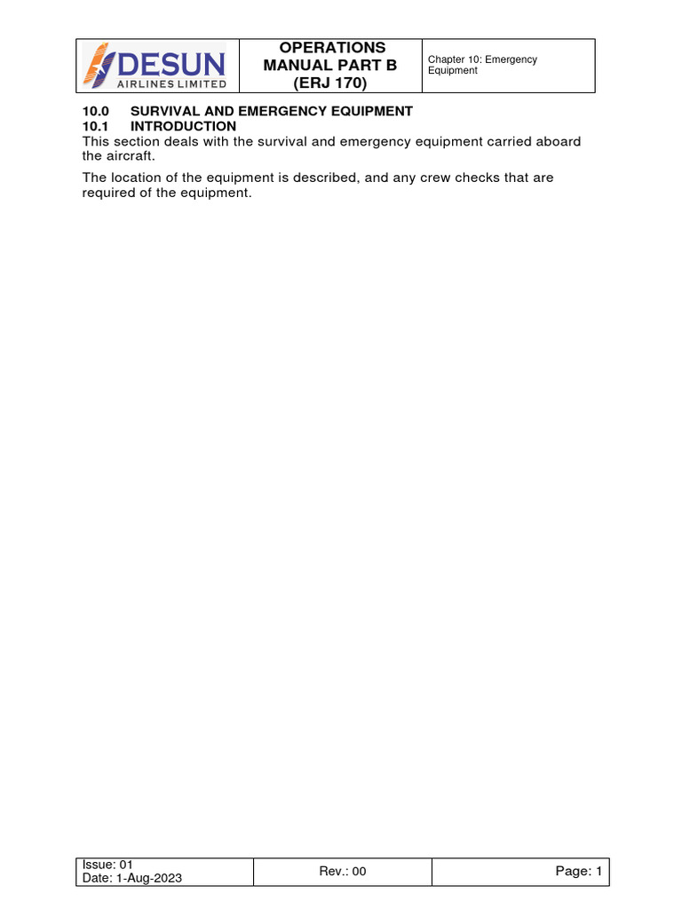 CHPT 10 Emergency Equipment PDF Equipment Manufactured Goods