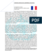 Documento de Postura Oficial de La Republica Francesa