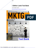 MKTG 8 8th Edition Lamb Test Bank