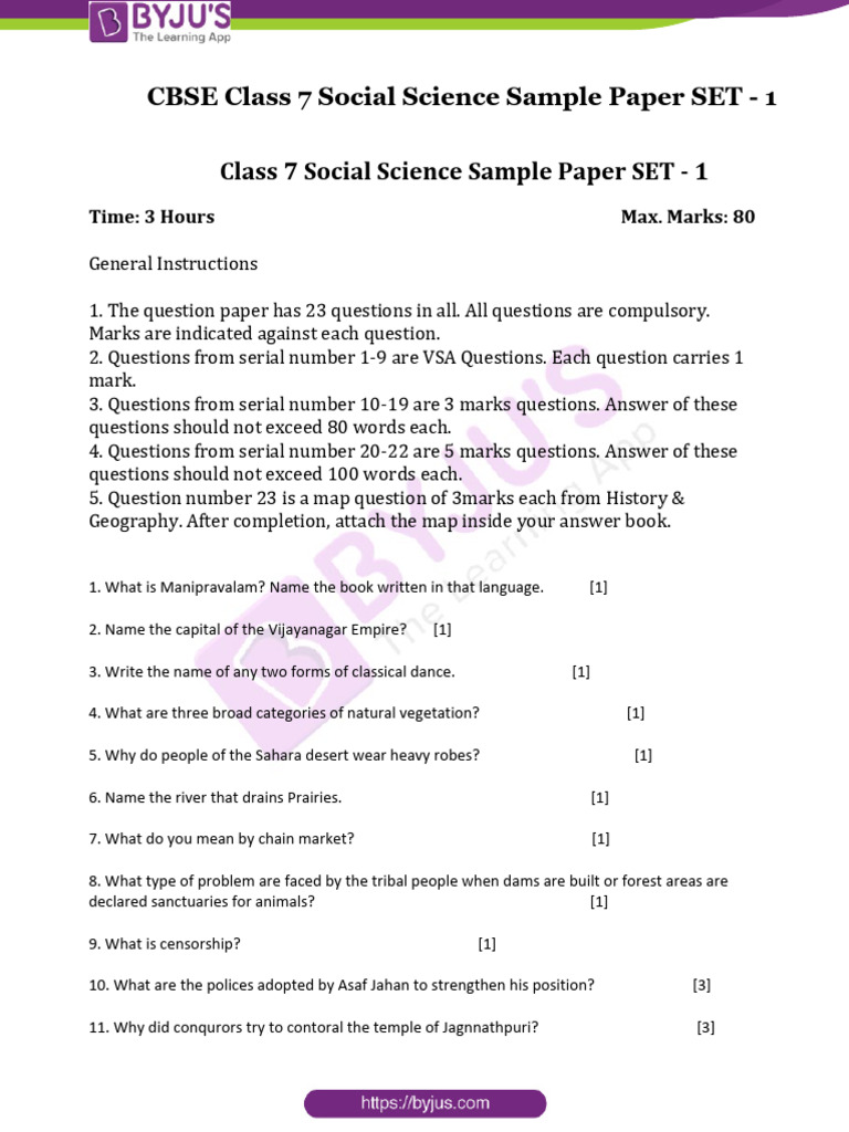 cbse-class-7-social-science-sample-paper-set-1-pdf