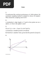 Challenging Gaokao Math Sample Questions | PDF