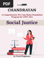 Social Justice - GS 2 - UPSC 2024 Civils Front