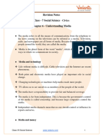 Understanding Media Class 7 Notes CBSE Political Science Chapter 6 (PDF)