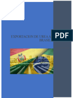 Exportacion de Urea A Brasil