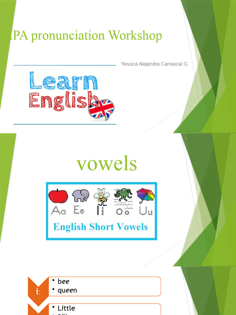 IPA Pronunciation Workshop | PDF