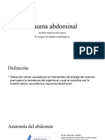 Trauma abdominal presentación 