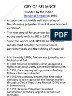 History of Reliance