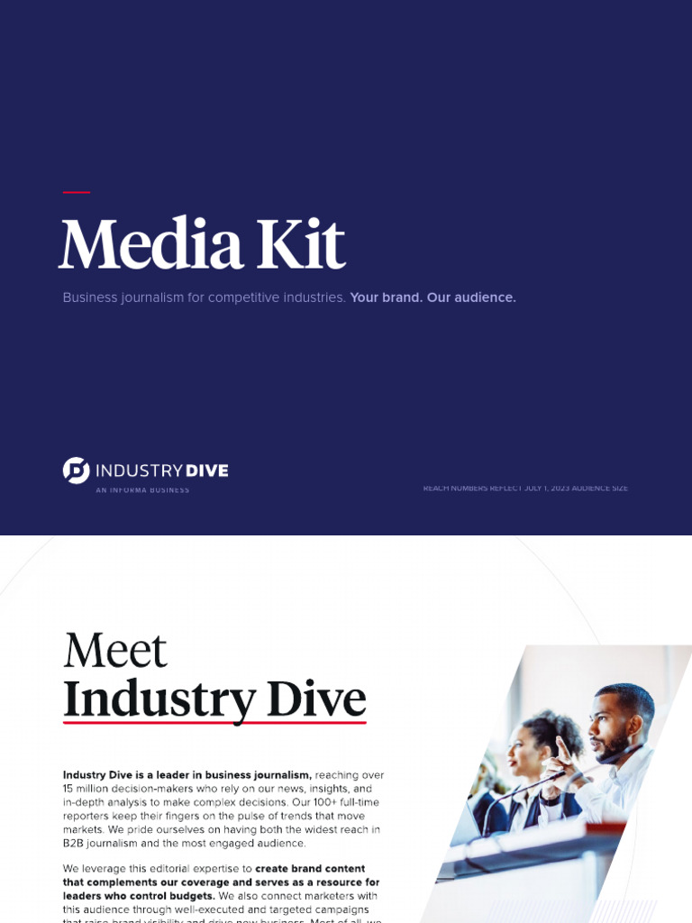 Industry Dive 2023 Media Kit Overview | PDF | Retail | Brand