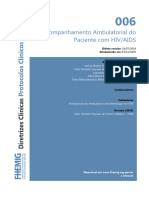 PC 06 - Acompanhamento Ambulatorial de Pacientes Com HIV - AIDS (2019)