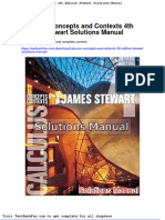 Calculus Concepts and Contexts 4th Edition Stewart Solutions Manual
